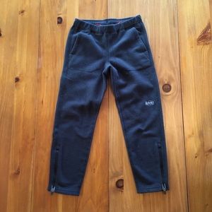 Girls REI fleece pants- size 10-12